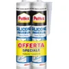 Silicone sigillante universale acetico a prova di muffa, 2 cartuccie da 280 ml