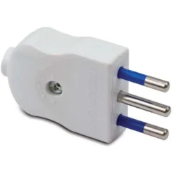 Spina compact 2 poli+t 10 a bianco
