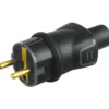 Spina schuko in caucciu ip45