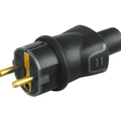 Spina schuko in caucciu ip45