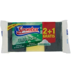 Spontex spugna, abrasiva universale, 2+1 pz