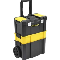 Stanley Carrello portautensili, trolley essential 3 in 1, capacità di carico 20 kg, 47x28xh.62 nero/giallo