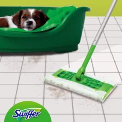 Swiffer lava pavimenti cattura polvere dry in kit 1 scopa + 8 panni asciutti