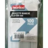 Tecn1co Fascette naturale 100 pz 2.5x100mm, in poliammide