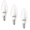 Tecn1co Set 3 lampadine candela led 5,5w 2700k e14