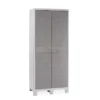 Toomax Armadio in resina woody's, tuttopiani 78x44xh.182 cm, grigio