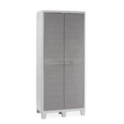 Toomax Armadio in resina woody's, tuttopiani 78x44xh.182 cm, grigio