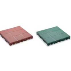 Toomax Pavimento in pvc chiuso, 40x40xh.4 cm, rosso