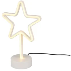 Trio lighting Lampada da tavolo, star, led giallo, h.30 cm