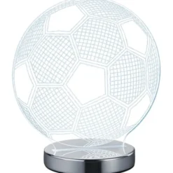 Trio lighting Lampada da tavolo globe led pallone, con variazione luce da cala a fredda , h.22 cm