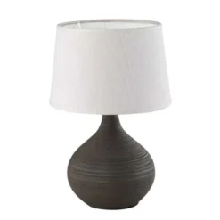 Trio lighting Martin lampada da tavolo base ceramica