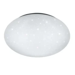 Trio lighting Plafoniera led putz, Ø 40 cm, 15 w = 1600 lumen, 4000 k, diffusore metacrilato effetto cielo stellato