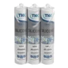 Tripack silicone universale tkk, 3 x 280 ml, trasparente
