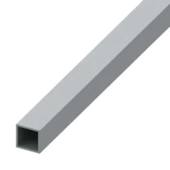 Tubo quadrato allum 10x10 inox spazz 1mt