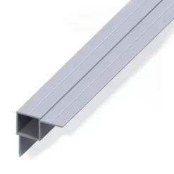 Tubo quadrato 23.5 2lati allum 1 mt