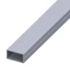 Tubo rettang 7.5x12.5 mm all nat 1 mt