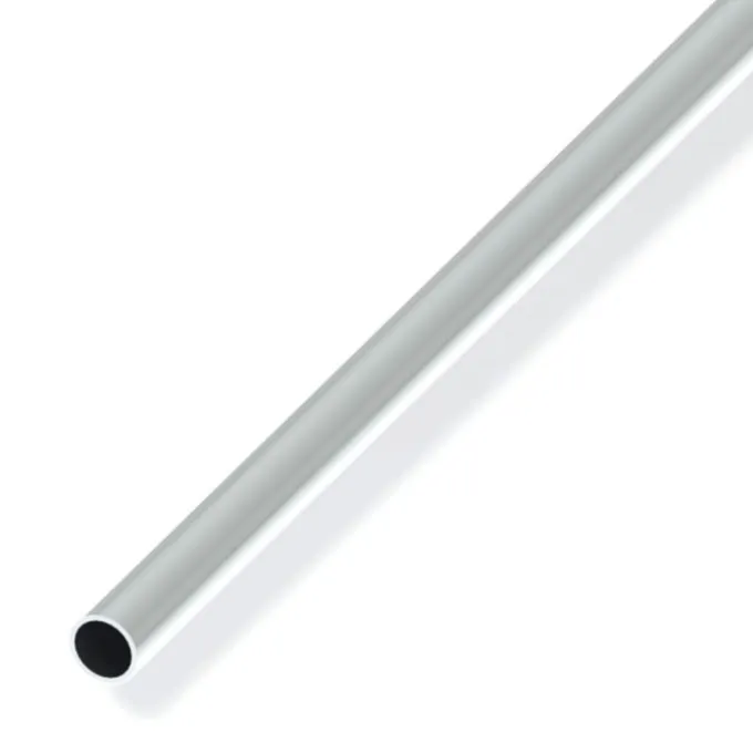 Tubo tondo allum d.8 mm bril 1 mt