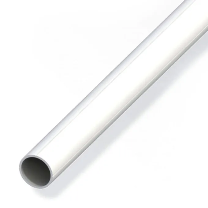 Tubo tondo d.15.5x1 mm pvc bco 1 mt