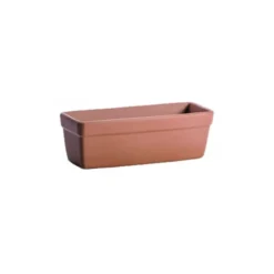 Tuscania Cassetta liscia, 40 cm, colore terracotta