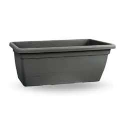 Tuscania Fioriera rettangolare anthea, 100 cm, colore antracite