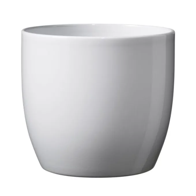 Tuscania Vaso basel, 10 cm, bianco