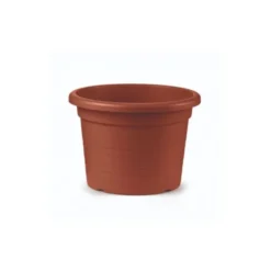 Tuscania Vaso cilindro, Ø 16xh.11 cm, colore terracotta