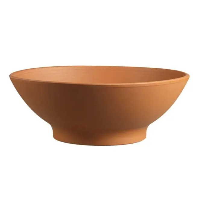 Tuscania Vaso ciotola bassa, in terracotta, 26 cn