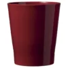 Tuscania Vaso dallas style shiny, bordeaux, 10 cm