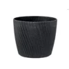 Tuscania Vaso mika eco wood, 19 cm, antracite