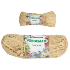 Verdemax Nastro in rafia naturale, 150 gr