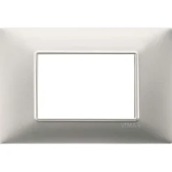 Vimar Placca 3m nichel opaco