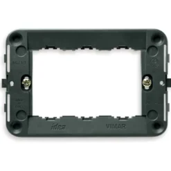 Vimar Supporto rondÒ, 3 moduli, viti incluse