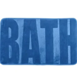 Wenko Tappeto bagno memory bath, fiordo blu, cm.50x80