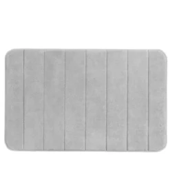 Wenko Tappeto bagno memory stripes gr chiaro cm 50x80